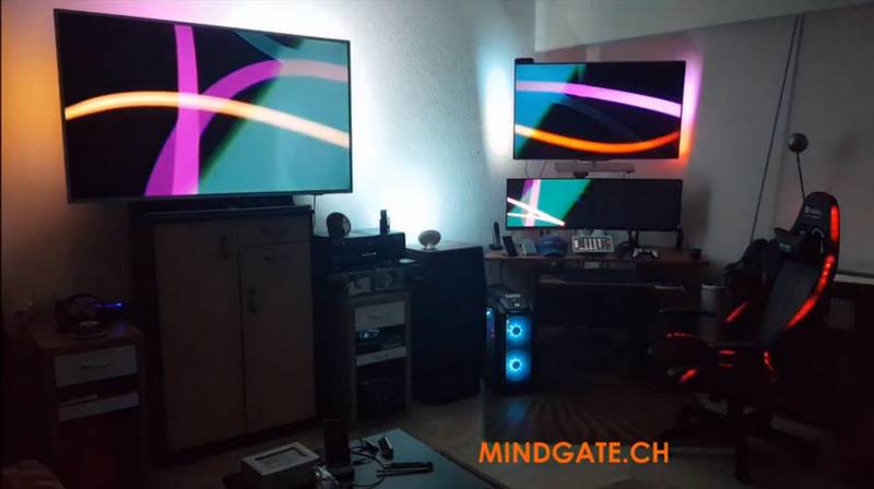 Démo Ambilight/HUE Mindgate